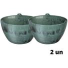 2X Cachepô Elegance Cuia 01 (4L) Verde Guatemala NUTRIPLAN