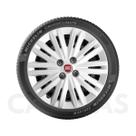 2x Calota FIAT PUNTO IDEA SIENA Aro 15 com Emblema 208cp