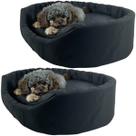2x Cama Europa Pet Pequeno para Cachorros Gatos com Almofada