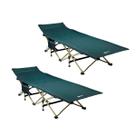 2x Camas Macas Dobráveis Dream Estrutura de Aço Suporta até 120kg Dimensões 190x70cm Cinza - NTK