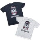 2x Camiseta Caveira (Preta/Branca) Nutricenter Lançamento