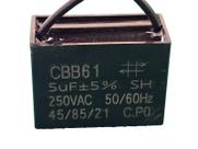 2x Capacitor Partida 5uf/250v Fio 38x18x28mm Cbb61