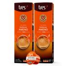 2x Cápsula de Café Tres 3 Corações Espresso Ameno 10 Unidades