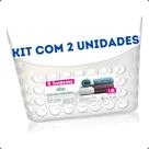 2X Cesto Para Pregadores Prendedores Roupa Varal Kit 2Uni