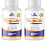 2x Cloreto de Magnésio 60 Cápsulas de 500mg Celliv