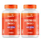 2x Coenzima Q10 100mg + Ômega 3 Bigens 60 Capsulas