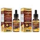 2x Coenzima Q10 Com Vitamina E Rápida Absorção 30ml Melfort