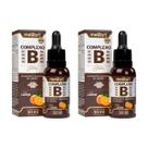 2x Complexo B Vitaminas B1 B2 B6 B12 30ml Sabor Laranja - Melfort