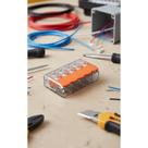 2x Conector 5 Vias 4mm P/ Fios Elétricos - Emenda Rápida 2x Conector 5 Vias 4mm P/ Fios Elétricos - Emenda Rápida