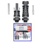 2x Conector MC4 Rosca M12 40A 1500V String Box Energia Solar