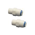 2x Conector Refil Side by Side Reto Macho 1/4 engate 1/4