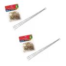 2X Corrente Metal Vasos Suspensos (64cm) Dourado NUTRIPLAN