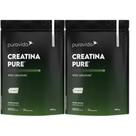 2x Creatina Micronizada Creapure Premium Puravida 300g