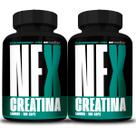 2x Creatina Monohidratada Pura 360 Cápsulas 3000mg - New Four