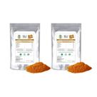 2x Cúrcuma em pó 500g, Raiz e Sabor Tempero Natural