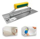 2X Desempenadeira Aço Inox Galo 306/00 Lisa 12X29 Para Gesso