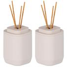 2x Difusor Arejador de Ambientes Ou Aura 380ml Bege 2x Difusor Arejador de Ambientes Ou Aura 380ml Bege