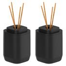 2x Difusor Arejador de Ambientes Ou Aura 380ml Preto