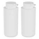 2x Dispenser Sabonete Liquido Detergente 500ml Branco - OU