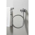 2x Ducha Higiênica Cromada c/ Registro e Derivação - Toque M