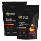 2x Energia Performance Nitro600 Alquimia da Saúde Laranja 390g