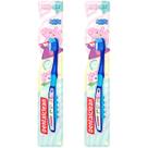 2x escova de dente baby - peppa pig - 0-2 anos - rosa e azul