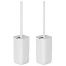 2x Escova de limpar Vaso Sanitario Banheiro Parede Ou Branco