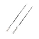 2x Espeto Espada Giratório 50cm De Inox Churrasqueira Grill