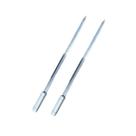 2x Espeto Espada Inox 40cm Cabo Revestido Alumínio Churrasc