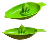 2X Espremedor De Frutas Suco Laranja Limão Plástico Colorido