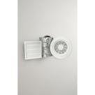 2x Exaustor Silencioso Branco 100mm Bivolt Banheiro Teto 2x Exaustor Silencioso Branco 100mm Bivolt Banheiro Teto