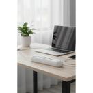 2x Extensor 5 Tomadas + 3 USB Bivolt 2m Branco 2x Extensor 5 Tomadas + 3 USB Bivolt 2m Branco