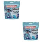 2x fio dental flosser infantil stitch morango - dentalclean