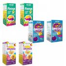 2x Focus Kids + 2x Super Ômega 3 Kids + 2x Imunese Kids