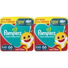 2x Fralda Descartável Pampers Supersequinha XXG 66 Un