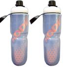 2x Garrafa Caramanhola Termica 700ml Kode Bike Mtb Speed Azul