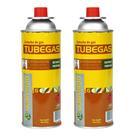 2x Gas para Fogareiro Fogao Guepardo TubeGas 227g