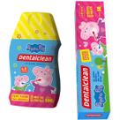 2x gel dental infantil peppa pig - com fluor e sem fluor