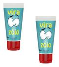 2x Gel lubrificante com ação de aquecimento e resfriamento