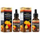 2x Gotas Africanas Com Arginina Taurina Boro Zinco Em Gotas Rápida Absorção 30ml - Melfort