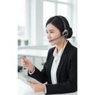 2x Headset Bluetooth C/ Microfone Cancelamento Ruído Preto