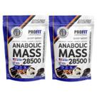 2x Hipercalórico Anabolic Mass 3Kg Profit Cookies And Cream