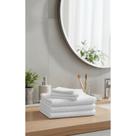 2x Kit 20 Toalhas Rosto Profissional Branca 40x60cm