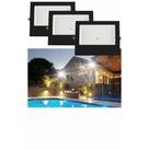 2x Kit 3 Refletores LED 200W Branco Frio IP66 Montável 2x Kit 3 Refletores LED 200W Branco Frio IP66 Montável