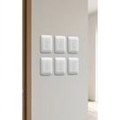 2x Kit 6 Conjuntos Interruptor Simples Branco 4x2 6A 2x Kit 6 Conjuntos Interruptor Simples Branco 4x2 6A