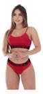 2X Kit 7 Conjuntos Feminino Top + Calcinha Kyron