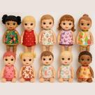 2X Kit Roupas Com 10 Vestidos + 10 Calcinhas Baby Alive My L