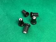 2x Knob Ka481 Preto E Branco 14x19mm