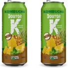 2x Kombucha Abacaxi e Menta 350ml Doutor K