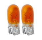 2X Lâmpada Filamento Esmagada T10 12V 3W W2.1x9.5D Laranja